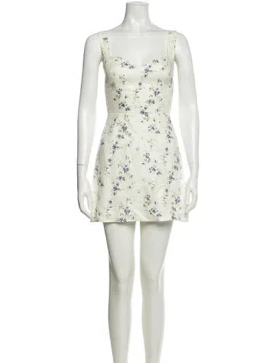 Pre-owned Reformation Linen Mini Dress