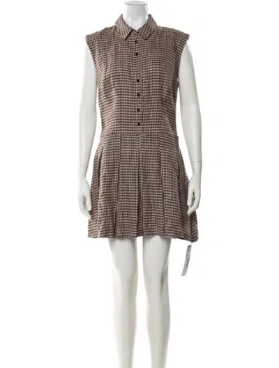 Pre-owned Reformation Linen Mini Dress