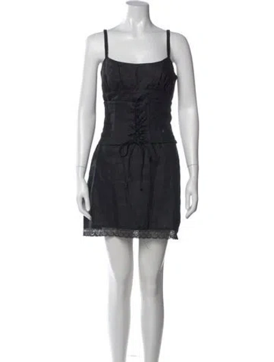 Pre-owned Reformation Linen Mini Dress