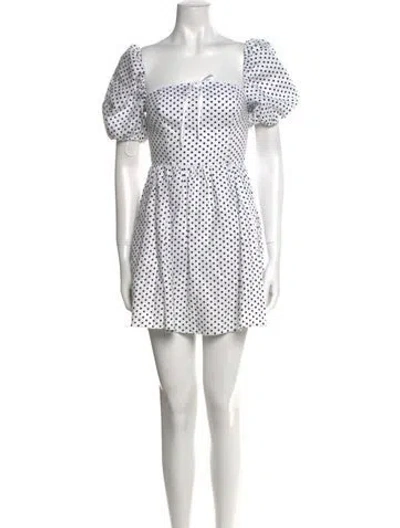 Pre-owned Reformation Linen Mini Dress In Multi
