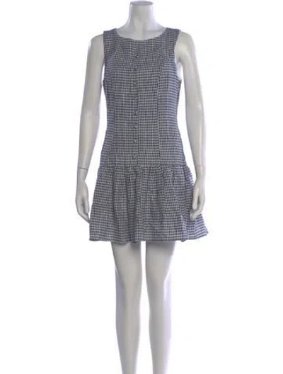 Pre-owned Reformation Linen Mini Dress In Multi