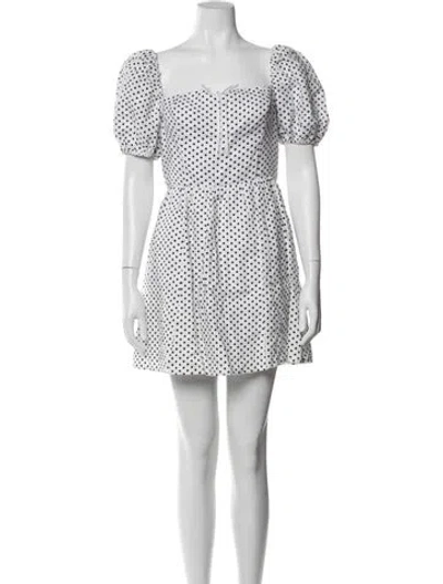 Pre-owned Reformation Linen Mini Dress In Multi