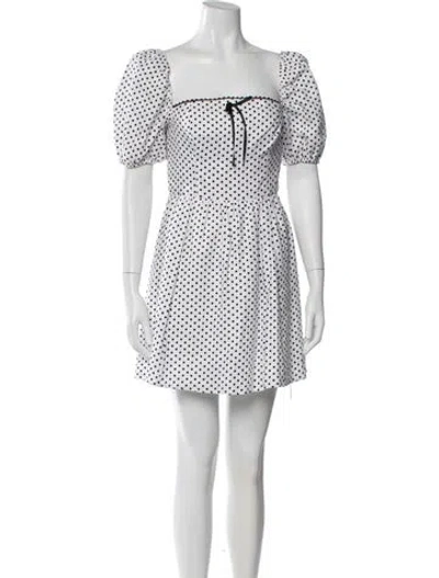 Pre-owned Reformation Linen Mini Dress In Multi