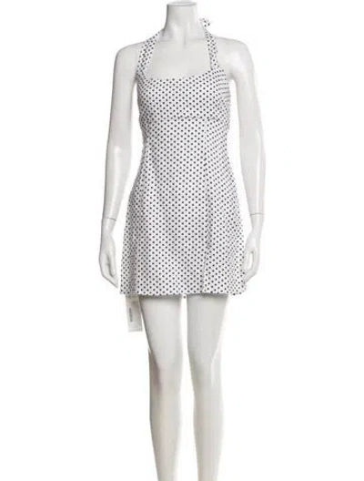 Pre-owned Reformation Linen Mini Dress In Multi