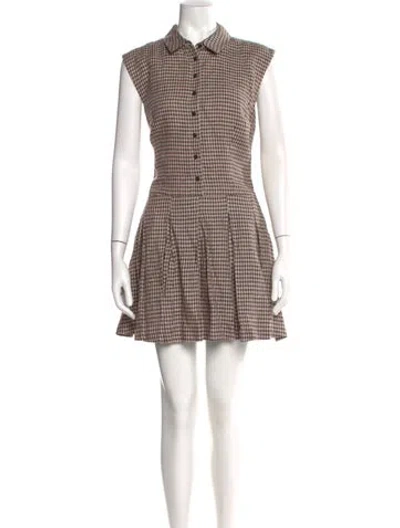 Pre-owned Reformation Linen Mini Dress W/ Tags