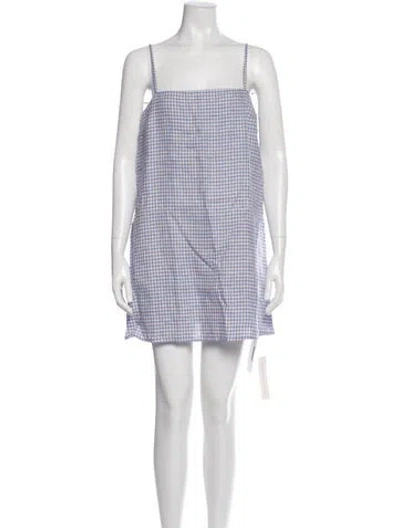 Pre-owned Reformation Linen Mini Dress W/ Tags In Multi