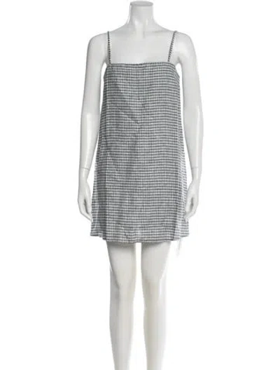Pre-owned Reformation Linen Mini Dress W/ Tags In Multi
