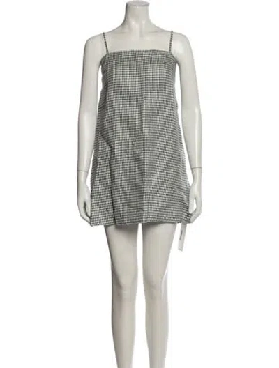 Pre-owned Reformation Linen Mini Dress W/ Tags In Multi