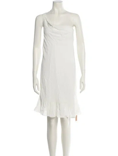Pre-owned Reformation Linen Mini Dress W/ Tags In Neutral