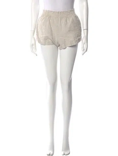 Pre-owned Reformation Linen Mini Shorts