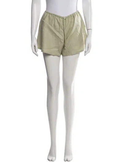 Pre-owned Reformation Linen Mini Shorts In Neutrals