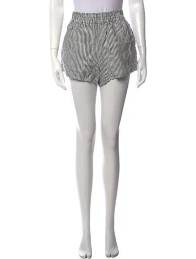 Pre-owned Reformation Linen Mini Shorts In Neutrals