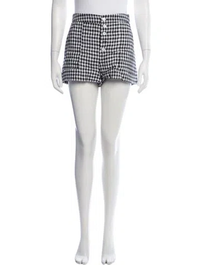 Pre-owned Reformation Linen Mini Shorts In Neutrals