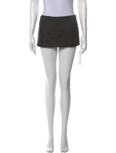 Pre-owned Reformation Linen Mini Shorts W/ Tags In Black