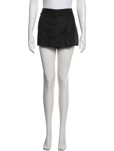 Pre-owned Reformation Linen Mini Shorts In White