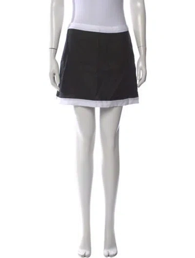 Pre-owned Reformation Linen Mini Skirt In Multi