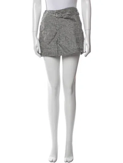 Pre-owned Reformation Linen Mini Skirt In Neutral