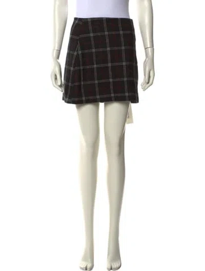 Pre-owned Reformation Linen Mini Skirt In Neutral