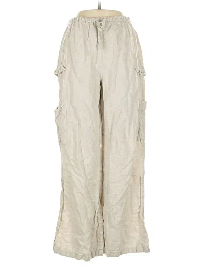 Pre-owned Reformation Linen Pants In White