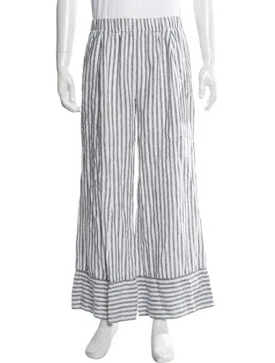 Pre-owned Reformation Linen Pants In White