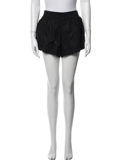Pre-owned Reformation Linen Shorts In Black