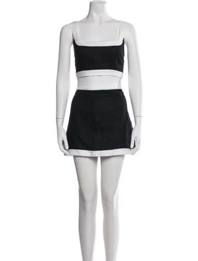 Pre-owned Reformation Linen Skirt Set In Multi