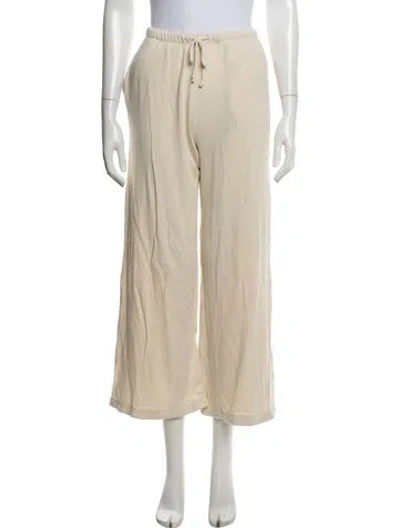 Pre-owned Reformation Linen Sweatpants In Neutrals