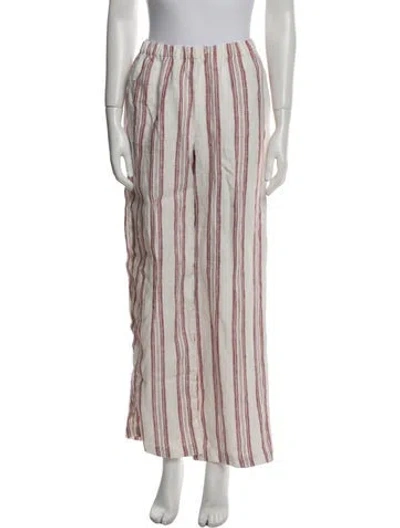 Pre-owned Reformation Linen Wide Leg Pants W/ Tags In Multi
