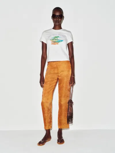 Reformation Lissa T-shirt Large In Multi