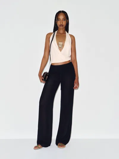 Reformation Top En Maille Lois Ivoire L In White