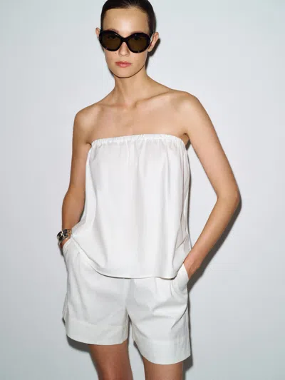 Reformation Lola Two Piece Ivory Xl In White