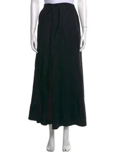 Pre-owned Reformation Long Skirt In Black