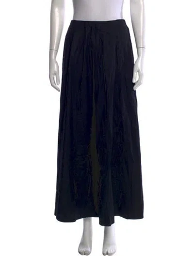 Pre-owned Reformation Long Skirt In Black