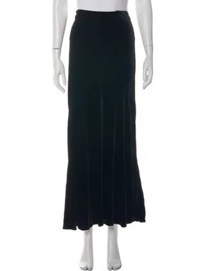 Pre-owned Reformation Long Skirt In Black