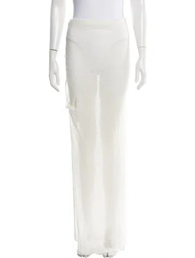 Pre-owned Reformation Long Skirt W/ Tags In Neutral