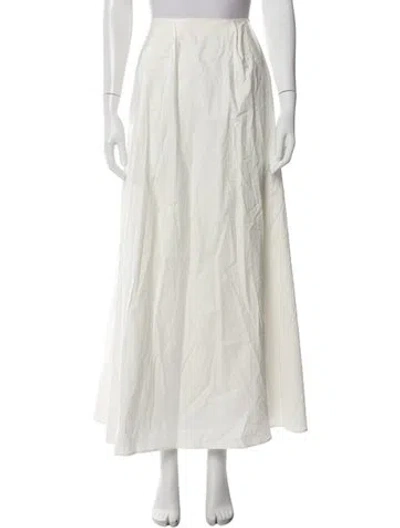 Pre-owned Reformation Long Skirt In White