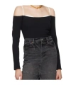 Reformation Long Sleeve T-shirt In Black