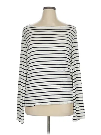 Pre-owned Reformation Long Sleeve T-shirt In White