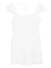 Reformation Loula Linen Dress In White