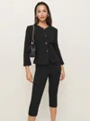 Reformation Luc Jacket In Black