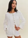 Reformation Lucia Linen Jacket