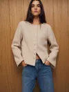 Reformation Lucia Wool Jacket In Nude