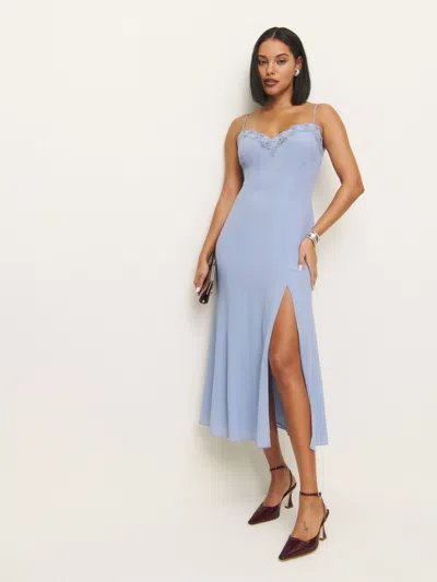 Reformation Lucine Dress In Ice Water