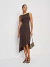 Reformation Luke Knit Dress In Brown