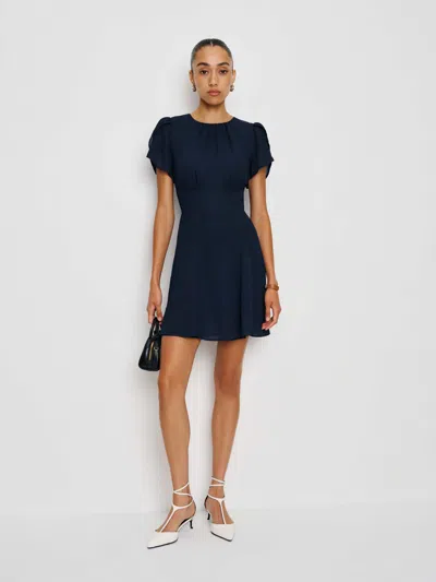 Reformation Lula Dress In Blue