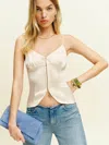 Reformation Lumi Silk Top