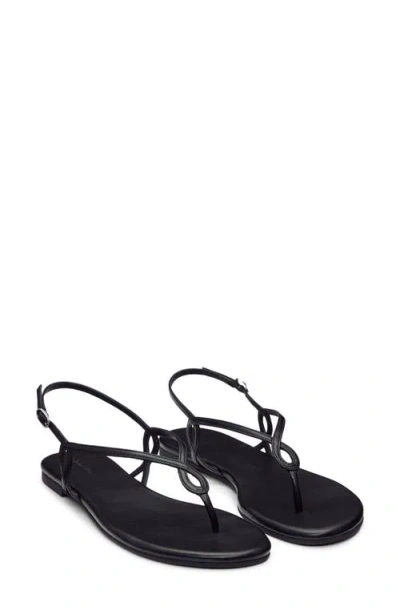 Reformation Luna Flat Sandal In Multi