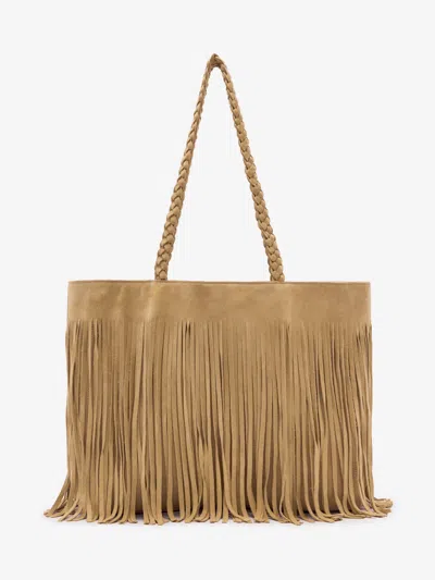 Reformation Luna Tote Bag In Brown