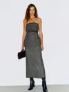 Reformation Lydia Skirt In Gray