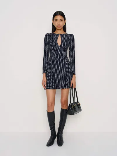 Reformation Lyons Dress In Black